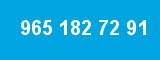 965 182 72 91 965 182 72 91